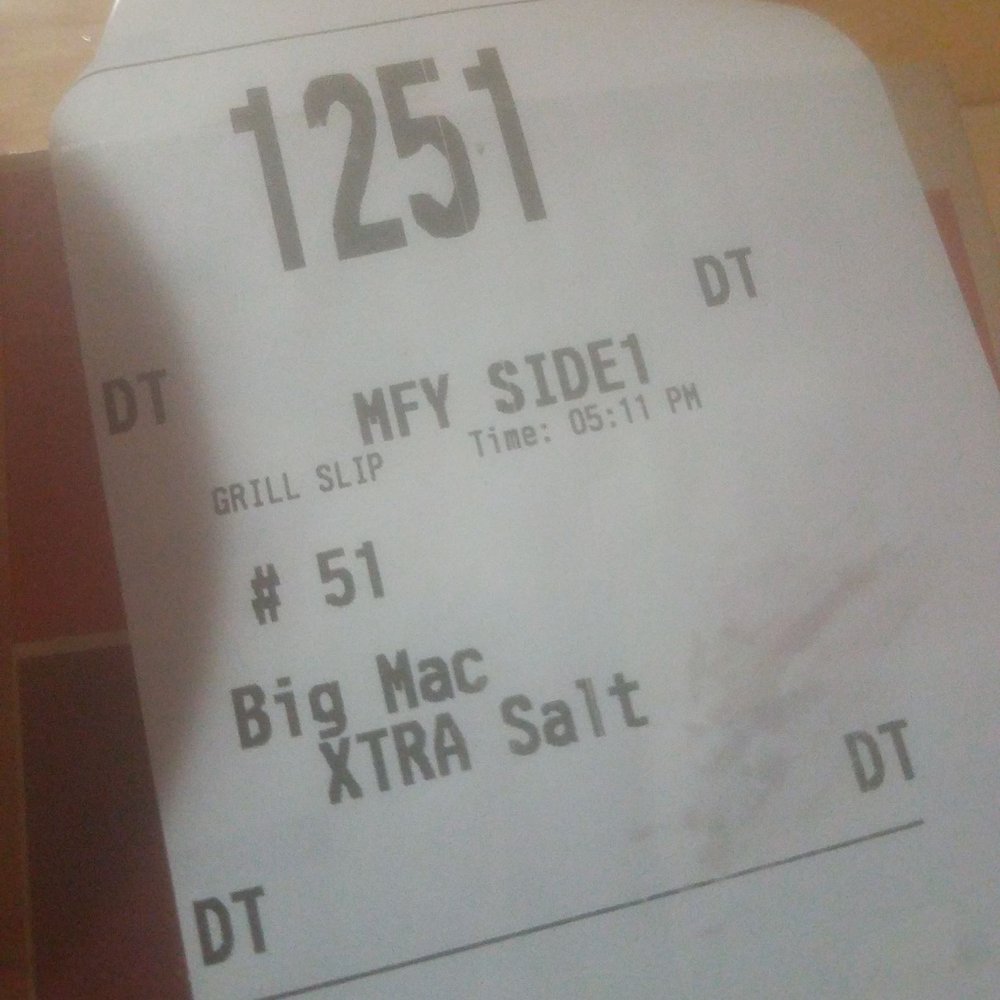 Extra salt??