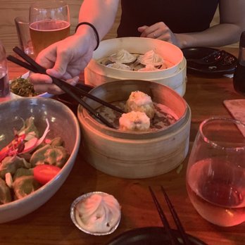 Dumpling Time - Pork Shrimp and Pork Siu Mai Vegetable Xi'an Dumplings - Dim Sum Near Me - San Francisco, California Dumpling Time - Pork Shrimp and Pork Siu Mai Vegetable Xi'an Dumplings - Dim Sum Near Me - San Francisco, California