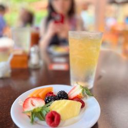Makahiki - SLICED SEASONAL FRUIT AND BERRIES pineapple, cantaloupe, papaya, blackberries, raspberries, strawberry