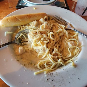 Dockside Restaurant - Linguini with scallops and shrimp. - Seafood Near Me - Beaufort, South Carolina Dockside Restaurant - Linguini with scallops and shrimp. - Seafood Near Me - Beaufort, South Carolina