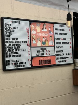 Menu photo 7 Mercado Sin Nombre Austin, TX