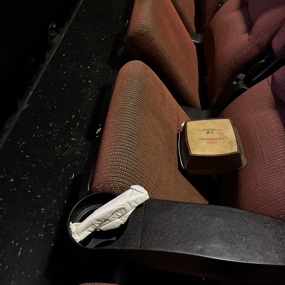 Century at Hayward - Seats pretty gross. I couldn't sit in my seat because there was still garbage. - Cinema Near Me - Hayward, California Century at Hayward - Seats pretty gross. I couldn't sit in my seat because there was still garbage. - Cinema Near Me - Hayward, California