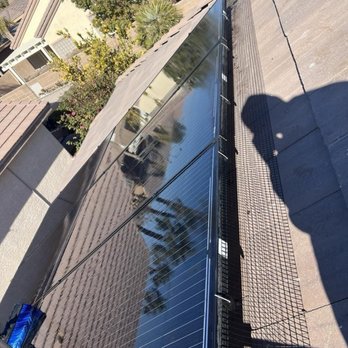 Best Shine - After pics of my solar panels that were cleaned. Also critter guard installation. - Solar Panel Cleaning Near Me