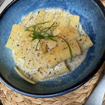 Cuines Santa Caterina - Rigatoni with Truffle and Parmesan - Mediterranean Near Me - Barcelona, B Cuines Santa Caterina - Rigatoni with Truffle and Parmesan - Mediterranean Near Me - Barcelona, B