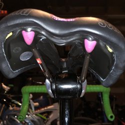 The Cycle Mill - Crooked saddle... I cannot blame the bike shop for this since I don't have a "before pic" but nothing was mentioned when I picked it up.