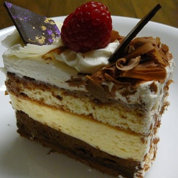 Schubert's Bakery - Double Mousse cake slice - Bakeries Near Me - San Francisco, California Schubert's Bakery - Double Mousse cake slice - Bakeries Near Me - San Francisco, California