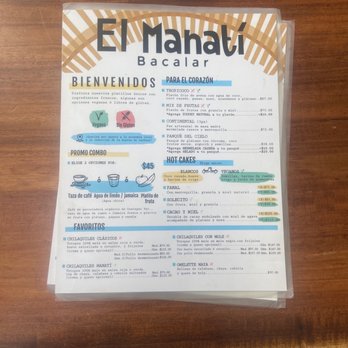 El Manati - Menu - Breakfast & Brunch Near Me - Bacalar, ROO El Manati - Menu - Breakfast & Brunch Near Me - Bacalar, ROO