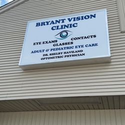 Bryant Vision Clinic - Entrance, they have pediatric care as well as adults