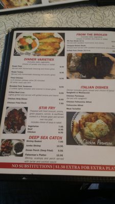 Menu photo 8 Highland Diner Highland, IL