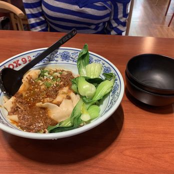 Ox 9 Lanzhou Hand Pulled Noodles - Spicy Ground Pork Dry Noodles, Large Flat Noodles - Asian Fusion Near Me - Mountain View, California Ox 9 Lanzhou Hand Pulled Noodles - Spicy Ground Pork Dry Noodles, Large Flat Noodles - Asian Fusion Near Me - Mountain View, California