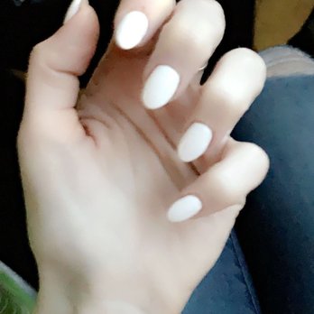 J’s Blossom Nail & Spa - almond acrylic by Isabella - Nail Salons Near Me - Chicago, Illinois