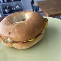 Hogestown Grill and Deli - Bacon, egg, and cheese bagel.