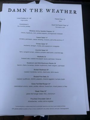 Menu photo 3 Damn the Weather Seattle, WA Menu photo 3 Damn the Weather Seattle, WA