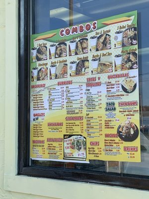 Menu photo 1 Victor's Taco Shop Fairborn, OH