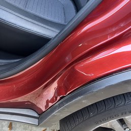 Kia worker crashed my car.