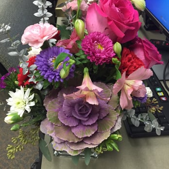 The Poppy Studio at Orange County Florist - Daily special bouquet.  Girlfriend loved the purple cabbage. - Florists Near Me - Orange, California
