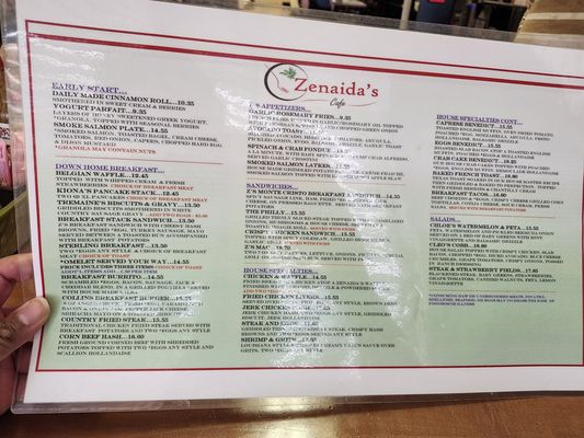 Menu photo 8 Zenaida's Cafe Las Vegas, NV Menu photo 8 Zenaida's Cafe Las Vegas, NV