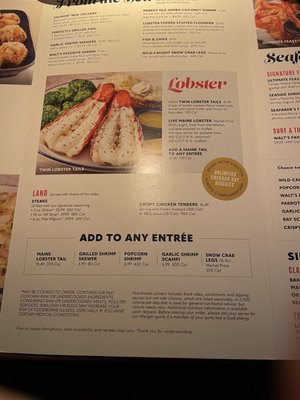 Menu photo 3 Red Lobster Tigard, OR