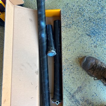 TBS Garage Door - Broken springs that were replaced - Garage Door Services Near Me TBS Garage Door - Broken springs that were replaced - Garage Door Services Near Me