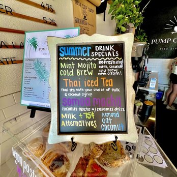 Pump Coffee - Summer drinky drink menu - Coffee & Tea Near Me - San Diego, California Pump Coffee - Summer drinky drink menu - Coffee & Tea Near Me - San Diego, California
