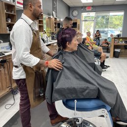 Mom getting her fade on! Mom getting her fade on!