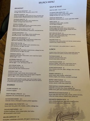 Menu photo 1 Chautauqua Dining Hall Boulder, CO