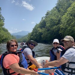 Big Bear Rafting - On a cruising part of lower pigeon