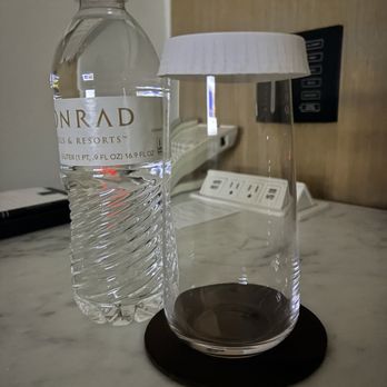 Conrad Washington DC - Bedside water - Hotels Near Me - Washington, DC, District of Columbia
