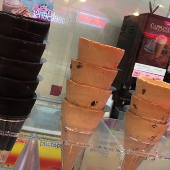 Sweet Sensations - Sweet Crunch~~~(Cookie-Like Cone In Dark Chocolate, M&M's & Chocolate Chip)...Divine & Sinfully Sweet - Ice Cream & Frozen Yogurt Near Me - Babylon, New York