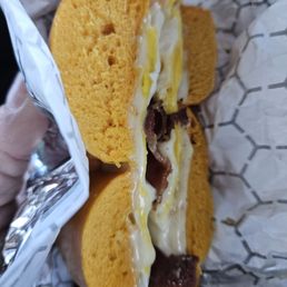 BEC on egg bagel BEC on egg bagel
