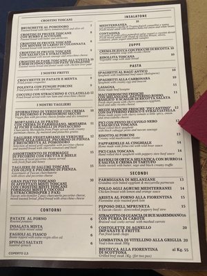 Menu photo 8 Casa Toscana Florence, FI