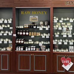 My Paleo Pet - Our organic herb and herbal blends display with our local raw honey products
