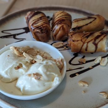 LUA Asian Fusion Eatery - Banana Fritters with Vanilla Ice Cream - Asian Fusion Near Me - Dana Point, California LUA Asian Fusion Eatery - Banana Fritters with Vanilla Ice Cream - Asian Fusion Near Me - Dana Point, California