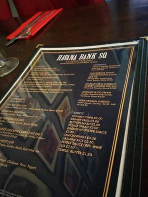 Menu photo 1 Havana Bank Square Belfast, BFS Menu photo 1 Havana Bank Square Belfast, BFS