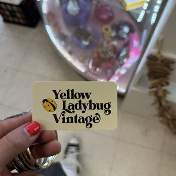 Yellow Ladybug Vintage - Business card - Used, Vintage & Consignment Near Me - Silverton, Oregon Yellow Ladybug Vintage - Business card - Used, Vintage & Consignment Near Me - Silverton, Oregon