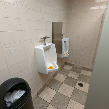 Albert's Family Restaurant - Men's bathroom - urinals - Waffles Near Me - Edmonton, Alberta