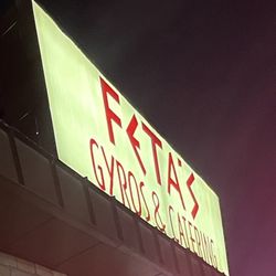 Feta's Greek Restaurant - Front sign