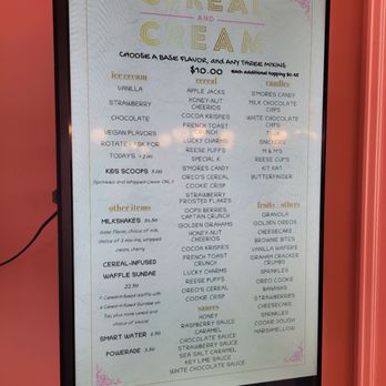 Cereal and Cream - Desserts Near Me - Atlanta, Georgia