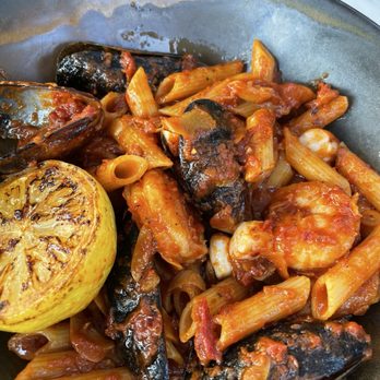Radius on Brant - Seafood rigatoni - International Near Me - Burlington, Ontario