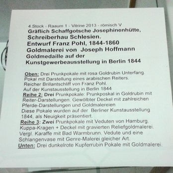 Glass Museum Passau - Information Panel - Museums Near Me - Passau, BY