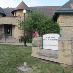 Chicago Public Library - This is me at the Walker branch, on my quest to visit all libraries.
