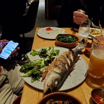 Matadora - Whole grilled Branzino before - Spanish Near Me - Woburn, Massachusetts