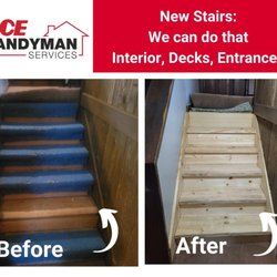 Ace Handyman Services West Oakland & Wayne Counties - new stairs