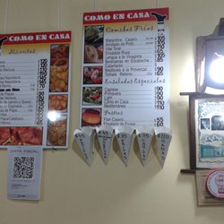 Como en Casa - algunos precios a enero 2017