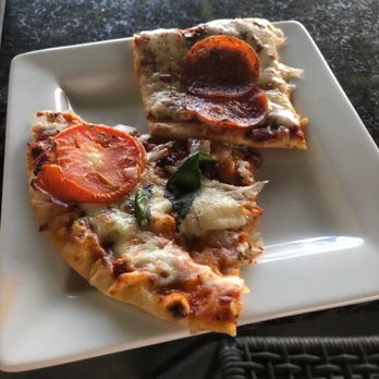 Topgolf - Margherita and Pepperoni Slice of Flatbread - New American Near Me - Edison, New Jersey Topgolf - Margherita and Pepperoni Slice of Flatbread - New American Near Me - Edison, New Jersey
