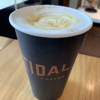 Tidal Coffee - Cappuccino (with honey swirl) - Cafes Near Me - Monterey, California Tidal Coffee - Cappuccino (with honey swirl) - Cafes Near Me - Monterey, California