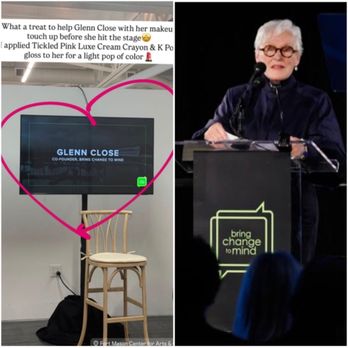 Christina Choi Cosmetics - Christina helps Glenn Close & celebrity talent with makeup at "Bring Change To Mind" event founded by actor and icon, Glenn Close. - Makeup Artists Near Me - San Francisco, California Christina Choi Cosmetics - Christina helps Glenn Close & celebrity talent with makeup at "Bring Change To Mind" event founded by actor and icon, Glenn Close. - Makeup Artists Near Me - San Francisco, California