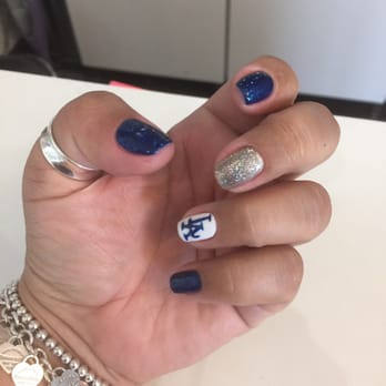 Cosmo Nail Bar - Love my Dodger ready game nails! - Nail Salons Near Me - Brea, California