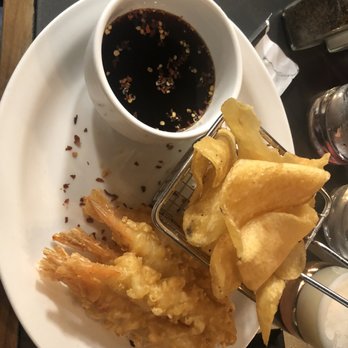 Cantilever Distillery - Tempera shrimps and chips - New American Near Me - International Falls, Minnesota