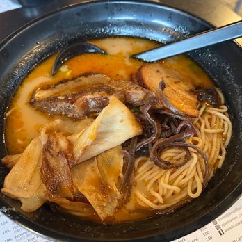 Ajisen Ramen - ABC ramen, they forgot to give us a small bowl and add spicy until we asked again. - Ramen Near Me - Temple City, California